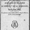 Le Calendrier du Département de la Dordogne de 1834